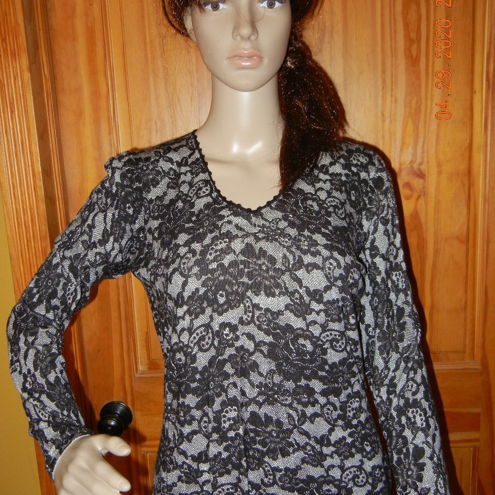 Vintage Casual Party Date Work Floral Top sz L (wt51) - Picture 3 of 13